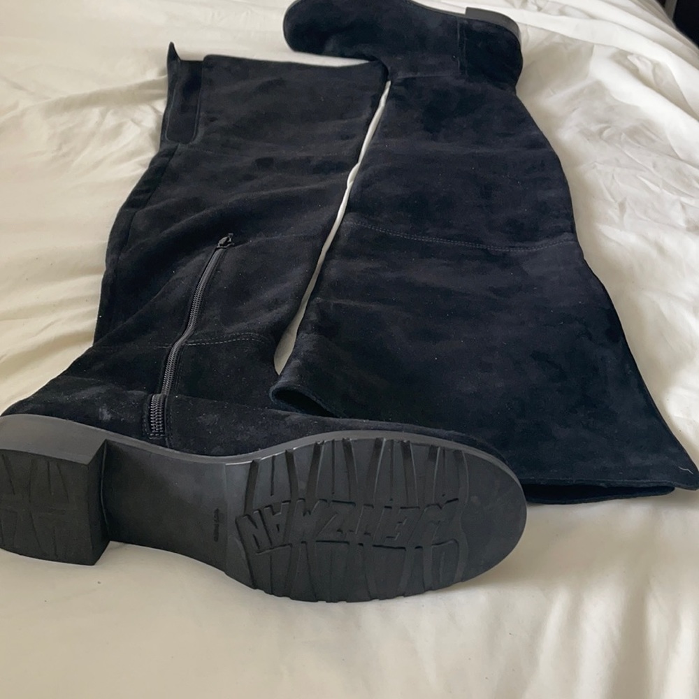 Stuart Weizmann Thigh High Hilo Suede Boots